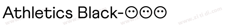 Athletics Black字体转换